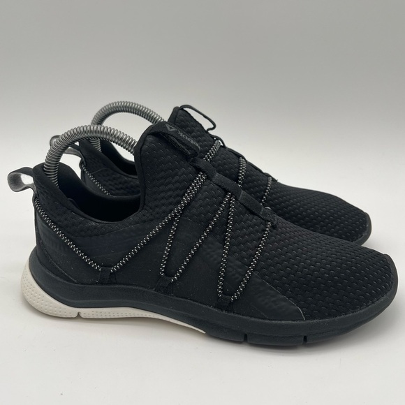 Reebok Print Her 3.0 Black Slip-On Running Shoes Women’s Size 6 Athletic Sneaker - Picture 1 of 11